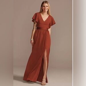 David’s Bridal - Cinnamon Bridesmaid Dress